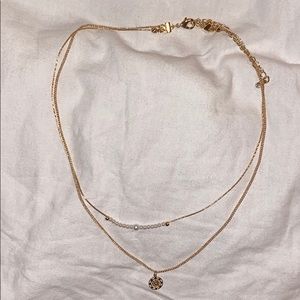 gold cute necklace